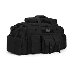 Sacoche Saxon - 125 litres - Noir compatible MOLLE, bandoulière réglable et amovible, sangles de compression latérales, camouflage personnalisé - Product Image 3