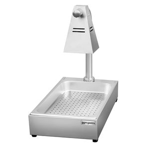 Commercial Food & Chip Warmer - with <b>Infrared</b> <b>Heat</b> <b>Lamp</b> - 400x285mm - 290W - for GN 1/2 - Product Image 3