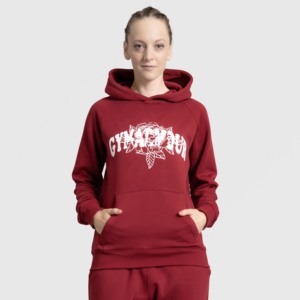 Sudadera Extra Grande Achievers en Color Granate, Tejido Transpirable para la Temporada de Otoño - Product Image 1