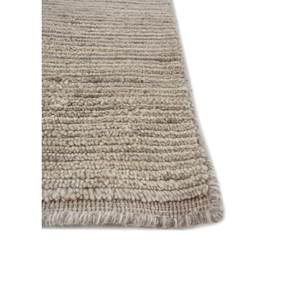 พรมขนสัตว์ทำมือสีเบจและสีน้ำตาลลายทาง 3 มิติ รูปทรงสี่เหลี่ยมผืนผ้า สำหรับบ้าน ห้องโถง ห้องนั่งเล่น ห้องนอน-Hwl-159 - Product Image 4