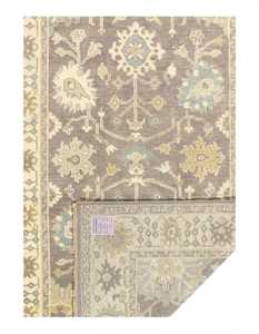 Alfombras Oushak, alfombras coloridas de felpa Extra, alfombras de lana anudadas a mano, alfombra de nudos altos de la India a precio de fábrica, Alfombra de ITHL - Product Image 1