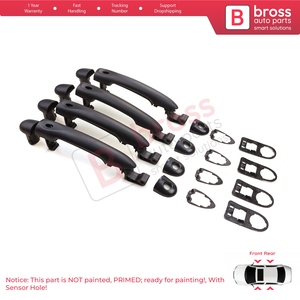 BDP1166-1 Juego de 4 Manijas Exteriores para Abrir Puertas con Orificio para Sensor 806706656R para Fluence, Megane 3, Clio 4, Scenic 3, Captur 1 - Product Image 3
