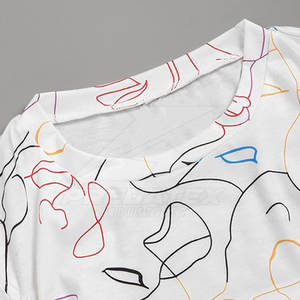 Top corto de estilo moderno de tela de mezcla de algodón suave para mujer, Top corto ajustado para uso diario - Product Image 5