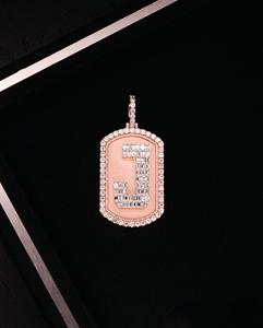 Pendentif diamant Moissanite en argent et or personnalisé de haute qualité bijoux bling hip hop glacés avec breloques rappeur - Product Image 4