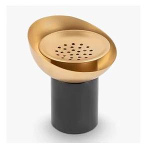 Brûleur d'encens arabe moderne vente à chaud support de bakhoor en métal pour la décoration intérieure et l'aromathérapie tendance parfum du Moyen-Orient - Product Image 5