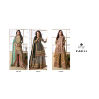 Costume Salwar Pakeeza de Sayuri en soie crêpe lourde avec imprimé numérique multiple et travail Aari, parfait pour les occasions festives