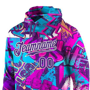 High Quality Sports Jersey Ice Hockey <b>Hoodie</b> With <b>Sublimated</b> Graphics And Kangaroo Pocket Jacket Style Sportswear - Product Image 4