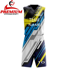 Personnalisation des uniformes de basket-ball, nouveaux styles, uniformes de basket-ball pour hommes à séchage rapide - Product Image 1