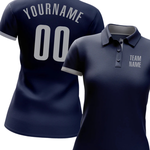 Polo personnalisé par sublimation avec nom et numéro d'équipe personnalisés, vêtements de sport personnalisés de haute qualité pour hommes et femmes - Product Image 2