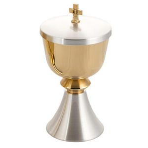 Ciboire royal traditionnel en laiton, créé pour le culte religieux et sacré, ciboire en laiton abordable, artisanat religieux de qualité supérieure - Product Image 4