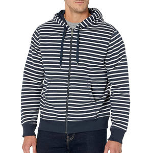 Sudadera con capucha y cremallera para hombre con logotipo personalizado sudaderas con capucha en blanco a granel unisex Sudadera con capucha básica y cremallera de peso pesado de algodón con logotipo personalizado - Product Image 1