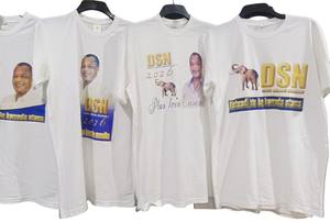 Vente en gros de t-shirts de campagne 100% coton confort pour l'été T-shirt électoral décontracté Président politique blanc pour les t-shirts pour hommes - Product Image 3