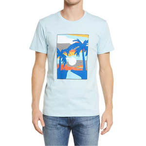 T-shirt pour homme confortable à séchage rapide, 100% coton, haut léger, coupe ajustée, t-shirt pour homme, quantité en vrac - Product Image 1