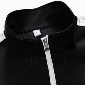 Conjunto de ropa deportiva de invierno para hombre de alta calidad, chaqueta con capucha, pantalones, chándales informales para exteriores con bloque de Color, conjunto para correr de 2 piezas - Product Image 4