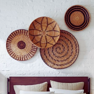 Décoration murale ronde tissée Fabrication à la main Perfection Décoration murale moderne naturelle Artisanat Couleur personnalisée Fabriqué au Vietnam Fabricant - Product Image 5