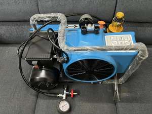 Compresor de Aire Centrífugo Bauer Original de Aluminio, Refrigerado por Aire, Accionado por Gas Natural, 220V, Garantía de 3 Años - Product Image 2