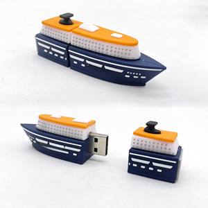 แฟลชไดรฟ์ USB สำหรับเรือคอนเทนเนอร์3D | เมมโมรี่สติ๊กเรือไอน้ำแบบกำหนดเองสำหรับของขวัญและการสร้างแบรนด์ - Product Image 3