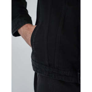 แจ็คเก็ตยีนส์ลำลอง MOQ ต่ำ พร้อมซับในเชอร์ปาและตกแต่งด้วยกระดุม - Product Image 4