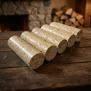 Briquettes de sciure de bois haute densité personnalisées RUF, combustible écologique pour foyer et poêle - Product Image 1
