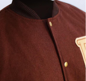 2025 nuevo diseño clásico Letterman Varsity chaqueta Retro béisbol bombardero abrigo para hombres - Product Image 5