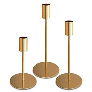 Candelabro de Metal Dorado Ecológico Hecho a Mano, Diseño Moderno de Alta Calidad, para Cumpleaños, Navidad, Bodas, Pascua, Día de San Valentín - Product Image 4