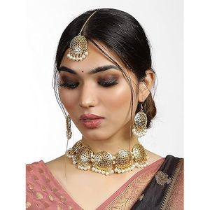 Collier ras du cou avec motif de pièce de monnaie pour les occasions festives - Product Image 3