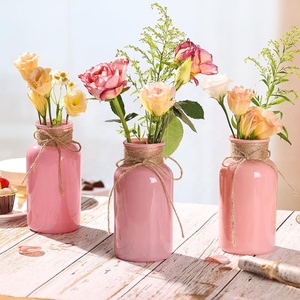 Vasi Vintage <span class=keywords><strong>in</strong></span> Vetro per <span class=keywords><strong>Fiori</strong></span>, Assortiti Blu, Stile Rustico Costiero, Centrotavola, Decorazione <span class=keywords><strong>da</strong></span> Tavolo, Confezione <span class=keywords><strong>da</strong></span> 12 (3 Tonalità di Blu) per Matrimoni e Feste - Product Image 4