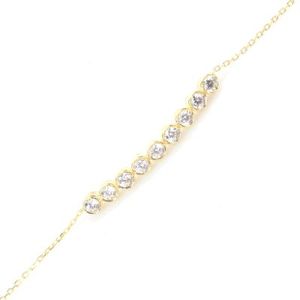 925 Sterling <b>Silver</b> 9-Row Waterway <b>Bracelet</b> with Zircon Stone Crystal <b>Bracelets</b> & <b>Bangles</b> - Product Image 2