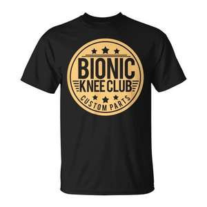 Camiseta Bionic Knee Club, Ropa de Soporte y Recuperación Personalizada - Product Image 3