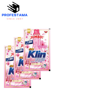 So Klin Liquid Détergent parfumé au citron portable écologique pour les vêtements Nettoyage lumineux et frais de la blanchisserie indonésienne - Product Image 1