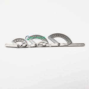 Goniomètre de poche OEM en acier inoxydable Outil de mesure des articulations manuel 18cm Vente en gros directe d'usine pour les hôpitaux et les cliniques - Product Image 6