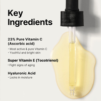 Sérum à la Vitamine C 23 20g Vitamine C pure avec Vitamine E et Acide Hyaluronique Éclaircissant Visage & Corps Soin Coréen Liquide