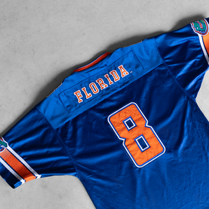 Short court surdimensionné imprimé par sublimation de conception personnalisée en gros Maillot rétro en maille de football américain à séchage rapide respirant - Product Image 4