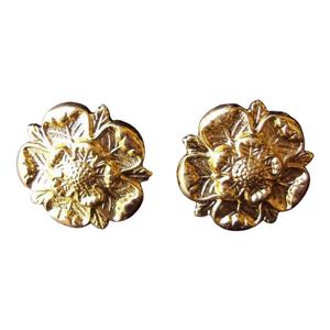 Remache de Latón con Roseta y Corona de Laurel, Remache Circular para Encuadernación de Cuero con Patrón de Nudo Vikingo - Product Image 3