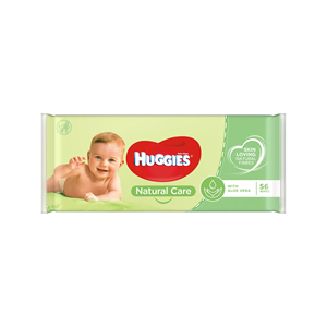 Huggies Baby Wipes 56s Hypoallergénique et testé dermatologiquement pour aider à prévenir les irritations et les éruptions cutanées - Product Image 6