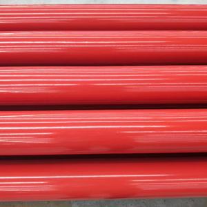 Tubería de Acero Compuesto con Revestimiento de Plástico Rojo Galvanizado Externo de Alta Calidad Personalizable para Suministro de Agua y Extinción de Incendios - Product Image 4