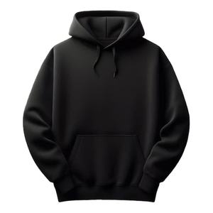 Sudaderas con Capucha Extra Grandes Personalizadas OEM para Otoño, 300 g/m², Felpa, 100% Algodón, Color Sólido, Unisex, Bordadas - Product Image 1
