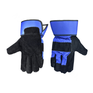 Gants de sécurité de construction robustes Gants de gréement en cuir fendu pour meubles pour la manipulation de matériaux de jardinage-Utilisation industrielle - Product Image 2