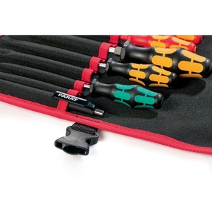 PARAT 740 X 330 mm Nylon Black/Red <b>Tool</b> <b>Roll</b> <b>Bag</b> with 20 Compartments - Product Image 5