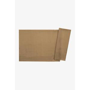 Châle ethnique rectangulaire imprimé en soie froissée beige - Product Image 1