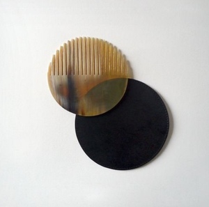 Sustainable Handmade Natural Horn <b>Hair</b> Comb for Ayurvedic <b>Hair</b> Care and Home Decoration - Product Image 3