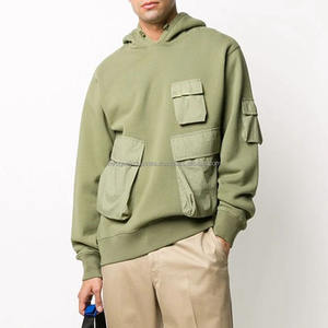 Ropa de calle desgastada de peso pesado personalizada Fleece recortado Lavado ácido de gran tamaño Rhinestone Zip up Unisex Hoodie Winters - Product Image 5