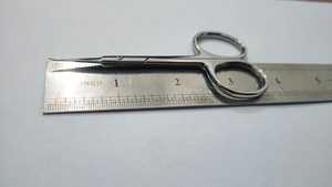 Ciseaux à ongles à cuticules de haute qualité lames pointues incurvées en acier inoxydable allemand 3.5 "ciseaux de manucure pour la beauté avec Logo - Product Image 2