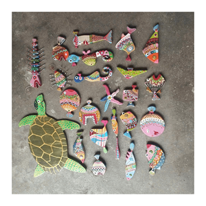 Directly Factory Price <b>Wooden</b> Fish to <b>Paint</b>/ Natural <b>Wooden</b> <b>Paint</b> Fish 5cm-25cm Home Decoration Gift - Product Image 1