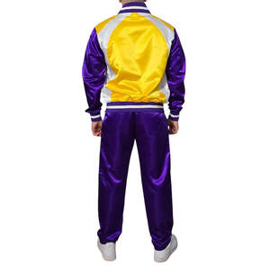 Chándal de nailon satinado brillante para Hombre | Conjunto de dos piezas | Ropa de calle - Product Image 5