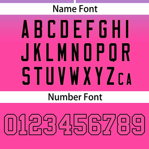 Maillot de baseball personnalisé uniforme sublimé rose et bleu respirant à manches courtes vêtements de sport nom et numéro de l'équipe imprimés - Product Image 4