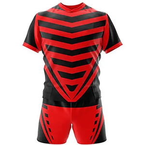 Conjunto de uniforme de rugby para hombre de alta calidad personalizado, camisetas y pantalones cortos transpirables de nuevo diseño para ropa deportiva de equipo - Product Image 2
