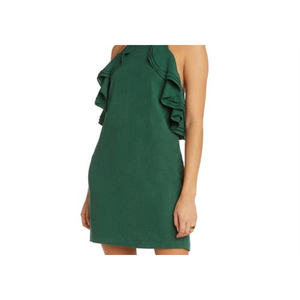 Abito Ojai X-Small Willow Basil in Spandex Traspirante con Cerniere e Vita Impero, Tinta Unita, per Feste/Club/Uso Quotidiano/Vacanze, Ideale per la Primavera - Product Image 2