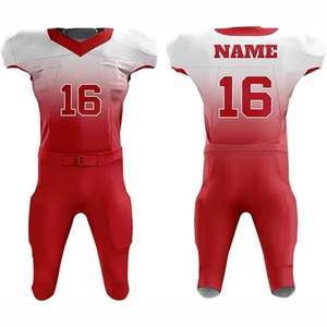 High Quality Custom Designed Adult American <b>Football</b> Jersey Breathable Printed OEM Moisture-Wicking UV Protection Plus <b>Size</b> - Product Image 1