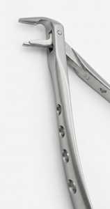 Forceps d'extraction dentaire pour premolaire inférieur à surface mate et préhension profonde, modèle anglais, instrument chirurgical en acier inoxydable - Product Image 2